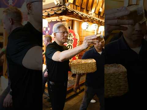 Nvidia CEO Jensen Huang Draws Crowds in Tokyo
