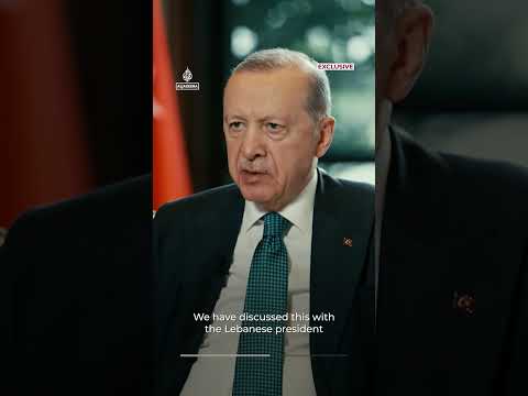 Erdogan says Israeli attacks on Lebanon are a serious concern for Türkiye | AJ #shorts
