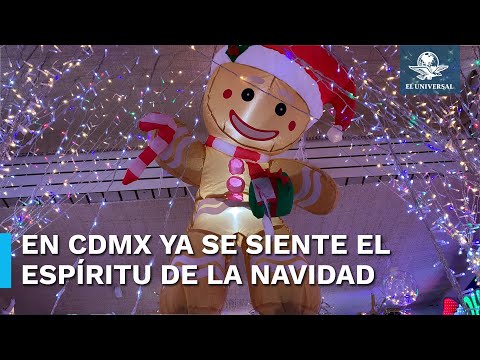 En pleno octubre, la Navidad ya se respira en el la CDMX