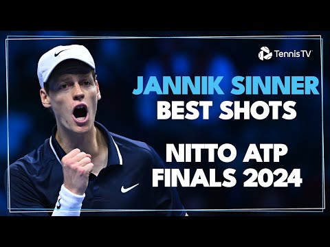 Jannik Sinner: Best Shots On The Way To Nitto ATP Finals Title!