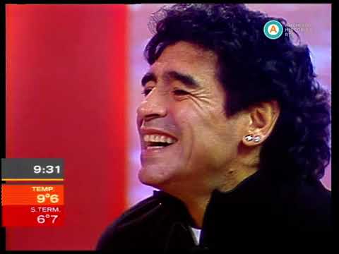 Maradona y una visita sorpresiva al matutino Desayuno, 2005 (fragmento I)