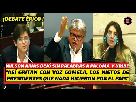 Wilson Arias indignado frenó en seco a Paloma y a Uribe, cantandoles la tabla en debate sobre Petro