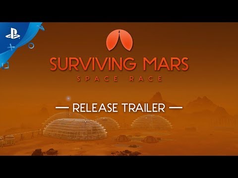 Surviving Mars: Space Race - Release Trailer | PS4