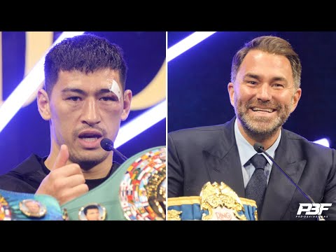 DMITRY BIVOL • FULL POST-FIGHT PRESS CONFERENCE AFTER BEATING ARTUR BETERBIEV WITH EDDIE HEARN