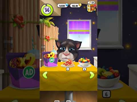 Tom's 15th level 😂#mytalkingtom #shortsfeed #games