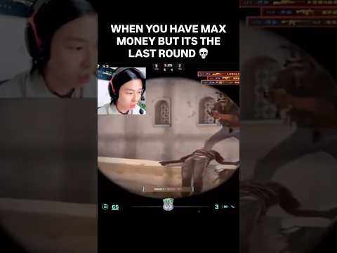 WHEN YOU HAVE MAX MONEY IN LAST ROUND 💀 #cs2 #cs2clips