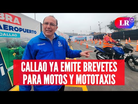 Nuevo centro de emisión de licencias para motos en el Callao. | #EnVivoLR