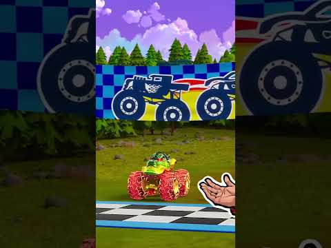 Another Win for Team Dino! | Hot Wheels Monster Trucks #shorts