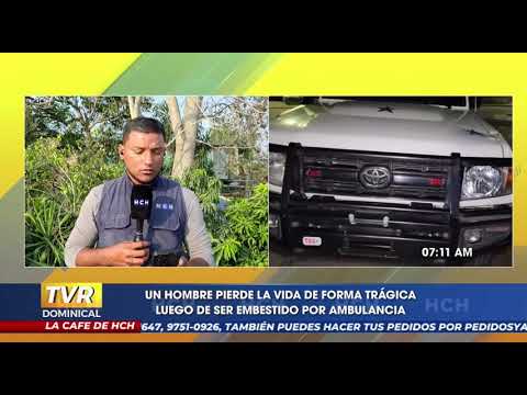 ¡Trágico! Hombre muere tras ser embestido brutalmente por una ambulancia en Copán
