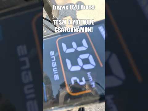 Engwe O20 Boost - Végsebesség és gyorsulás #engwe #engweo20boost #topspeed