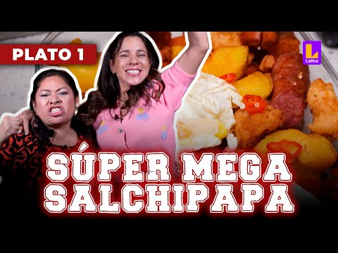 Súper mega salchipapa con mayonesa, salsa golf y salsa de aceitunas | El Gran Chef Famosos