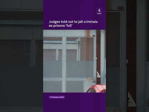 Judges told not to jail criminals as prisons ‘full’