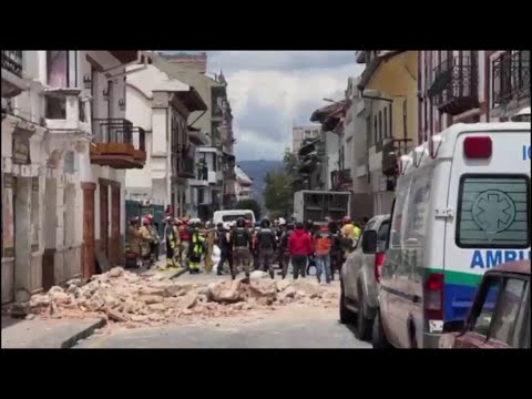 El presidente de Ecuador declara el estado de excepción tras el terremoto que sacudió el país