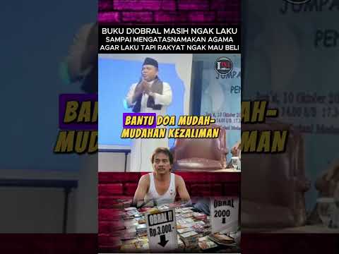 BUKU NGGAK LAKU, AGAMA DIBAWA-BAWA! SADIS BANGET CARA PROMOSINYA