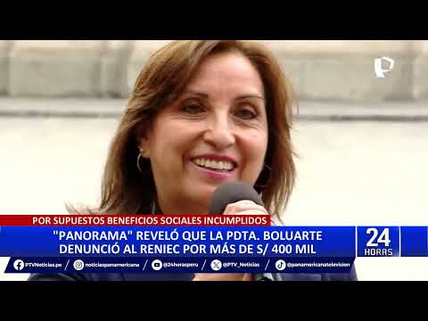 Dina Boluarte: Reniec asegura que pago de S/428 mil que exige la mandataria no le corresponde