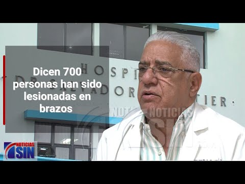 Dicen 700 personas han sido lesionadas en brazos