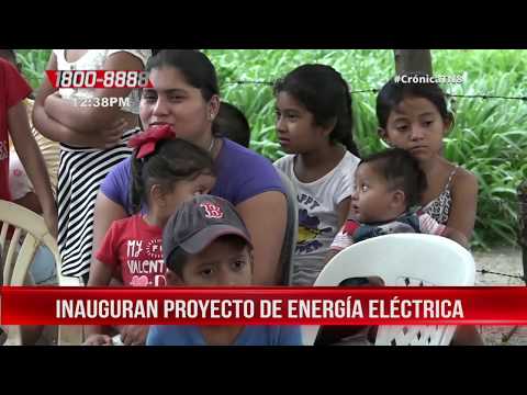 ENATREL inaugura proyecto de energía eléctrica en Boaco - Nicaragua