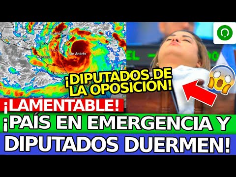 ¡TERRIBLE! EL SALVADOR EN EMERGENCIA Y DIPUTADOS DUERMEN