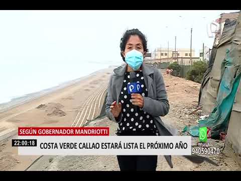 Costa Verde Callao estará listo en 2022, según gobernador Mandriotti