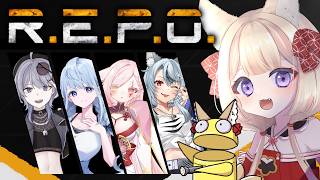 【R.E.P.O.】初めて5人で遊ぶ賑やかレポコラボ！#狐狼竜神【狐森ろべ視点／VTuber】