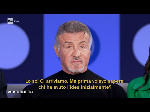 L'intervista a Sylvester Stallone con la sua famiglia - Stasera c'è Cattelan su Rai2 del 21/02/2024