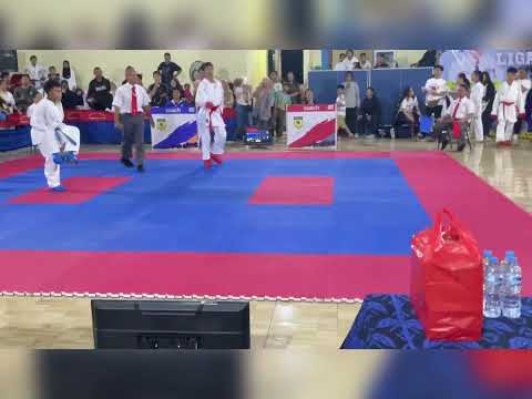 DD, Juara 2 KUMITE KADET -57kg KEJURKAB & Liga Pelajar 2 se-kabupaten Lebak 11/Jan 2025, Biru