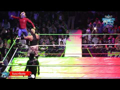 El Diablo Fly Star y Neza Kid vs Punker Bizarro y Carta Brava Jr en la Arena Neza