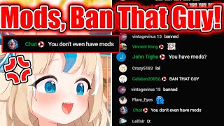 *Saba Immediately Wants Her Mods To Ban This Guy...* Chat: