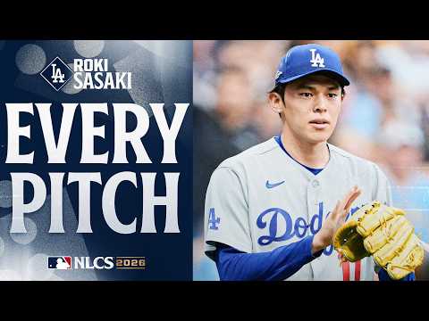 로키 사사키가 LA 다저스를 위해 무실점 이닝을 소화했다 | NLCS 2차전 MLB 하이라이트 사사키 로키 하이라이트