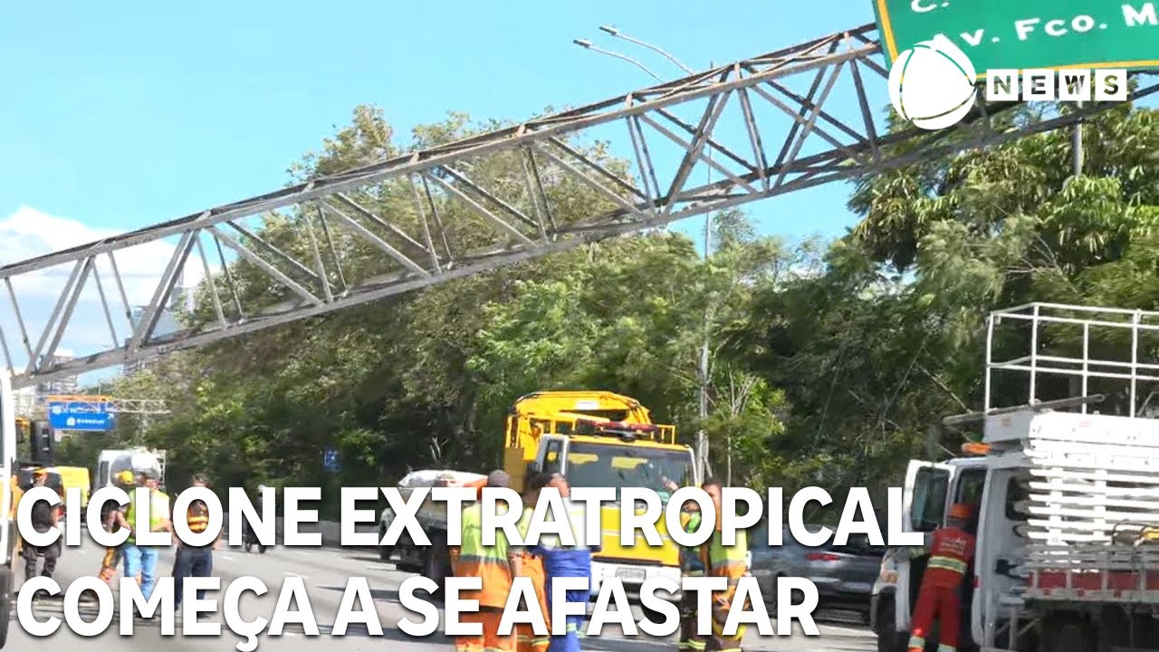 Ciclone extratropical se afasta nas ventanias continuam TV Online Ciclone extratropical se afasta nas ventanias continuam