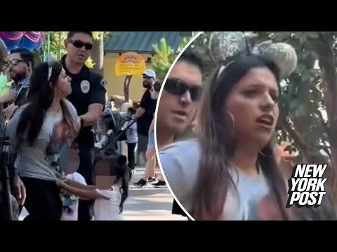 Disneyland mom hauled out in cuffs alongside children she tried sneaking into park without paying