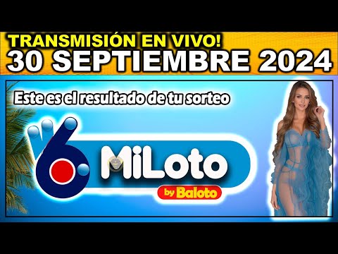 MILOTO: Resultado MI LOTO del lunes 30 de septiembre 2024.