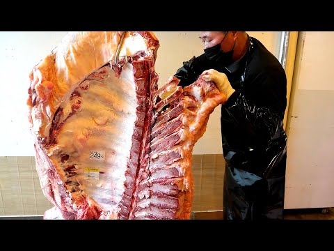 13000원으로 최상급 한우를? 투뿔 no.9 최상급 소고기로 월3억 매출! 소 한마리를 1주일에 완판하는곳 Amazing Skill! Korean Beef Steak Master