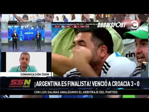 Analizamos el arbitraje del partido ARG - CRO junto a Luis Salinas