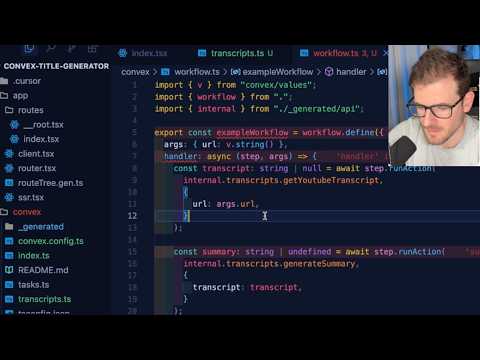How to Code Complex AI Agent Workflows using Convex