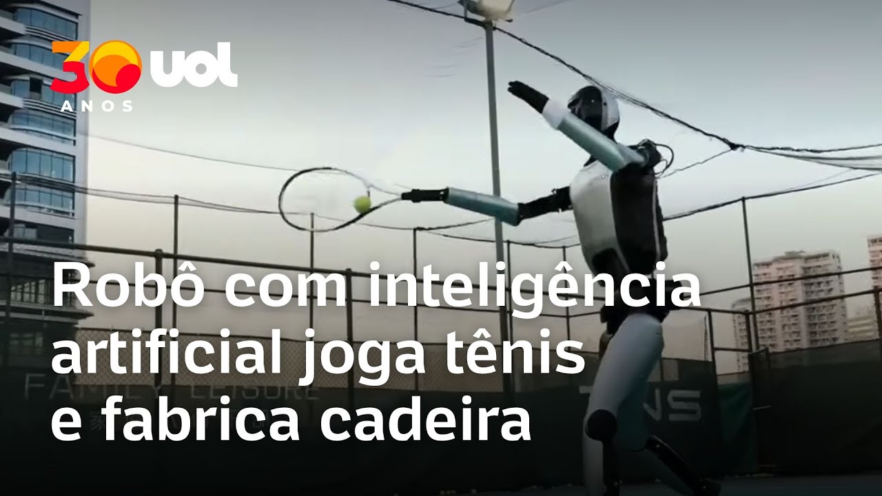 Inteligência artificial agora é física: robô que joga tênis e que cria cadeira | O Impensável
