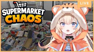 I HAVE TO ORGANIZE ALL OF THIS.【SUPERMARKET CHAOS】