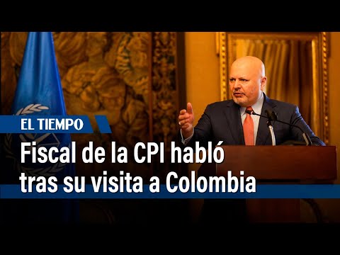 Fiscal de la CPI habló en entrevista tras su visita a Colombia | El Tiempo