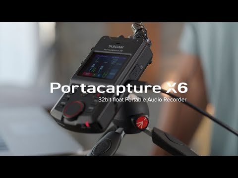 TASCAM Portacapture X6 - 32-bit float Handheld Portable Recorder