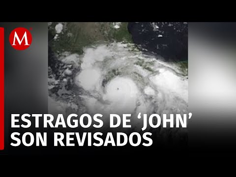 Rehabilitan carreteras en Michoacán tras el paso del huracán 'John'