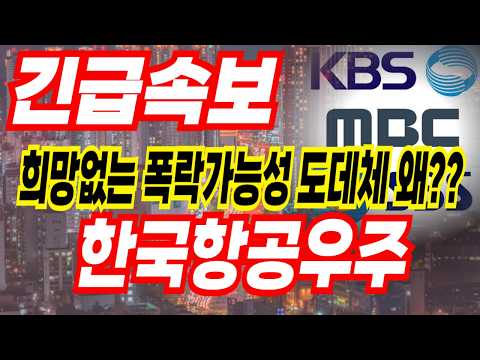 한국항공우주 주가 내일 반도체아저씨 영상 꼭 보셔야 합니다 하락장은 제가 제일 정확합니다 진짜 정신줄 붙잡아야합니다