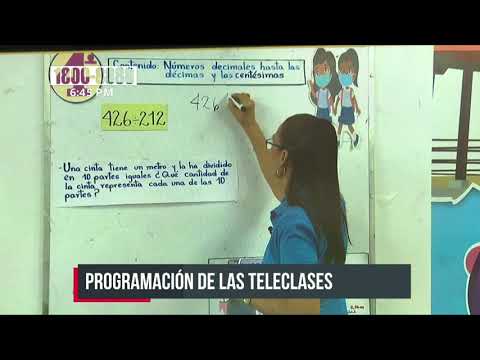 Anuncian programa de las teleclases para este fin de semana en Nicaragua