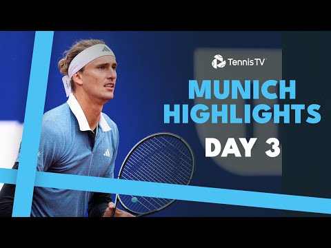 Zverev Battles Rodionov; Draper Faces Molleker | Munich 2024 Day 3 Highlights