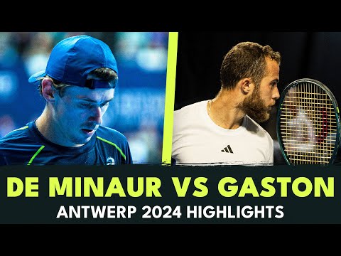 ENTERTAINING De Minaur vs Gaston Highlights | Antwerp 2024