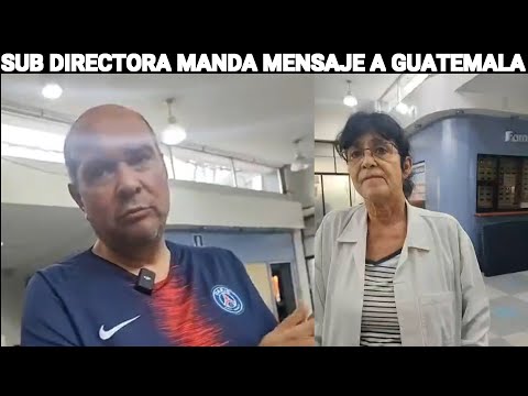 SUB DIRECTORA DEL HOSPITAL SAN JUAN DE DIOS MANDA UN MENSAJEA AL PUEBLO DE GUATEMALA.