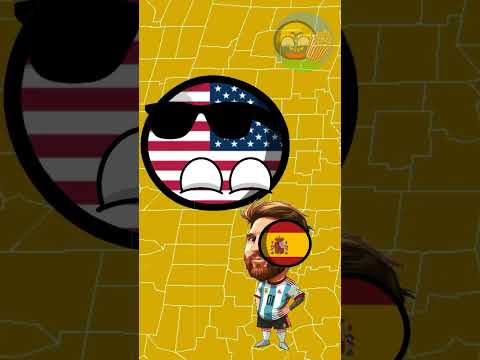 Locuras en Latam🌎 (19) #shorts #countryballs #humor #messi #suscribete #like