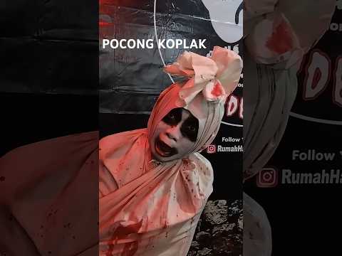 Pocong koplak #halloween #makeup #pocong #pocongviral #hantu