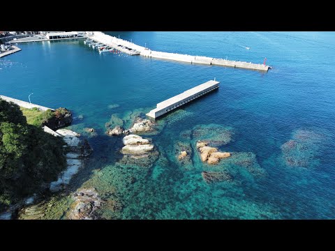 瀬崎漁港/島根県松江市【空撮】