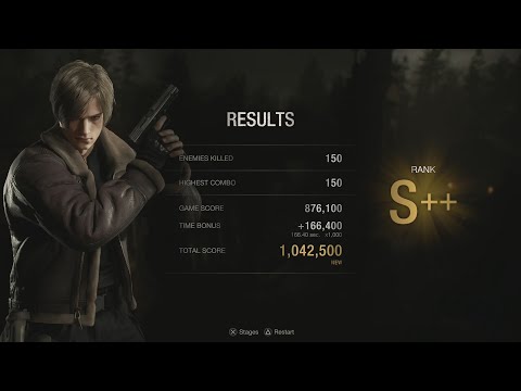 Leon - Village - S++ - Mercenaries - Resident Evil 4 (PS5)