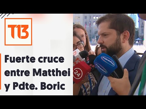 Duro cruce Matthei-Boric por Carabineros: Alcaldesa lo emplazó a madurar